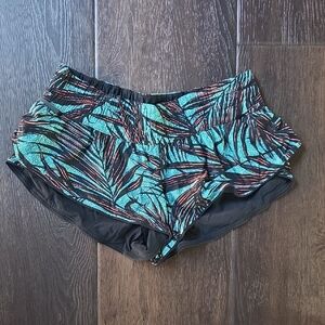Lululemon Athletica Swim Blue and Black Shorts